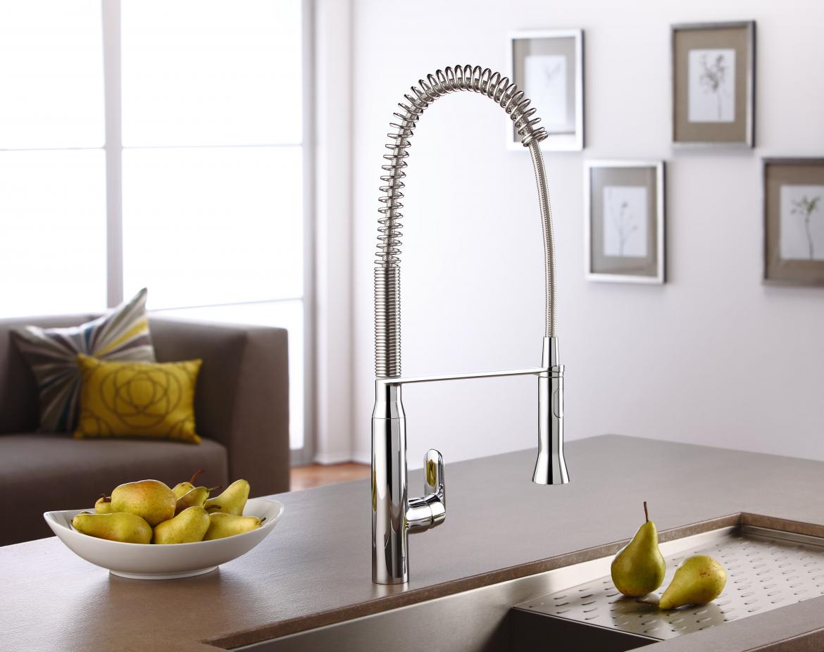 designer kitchen faucet modern grohe